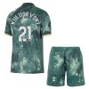 Conjunto (Camiseta+Pantalón Corto) Tottenham Hotspur Kulusevski 21 Tercera Equipación 2024-25 - Niño